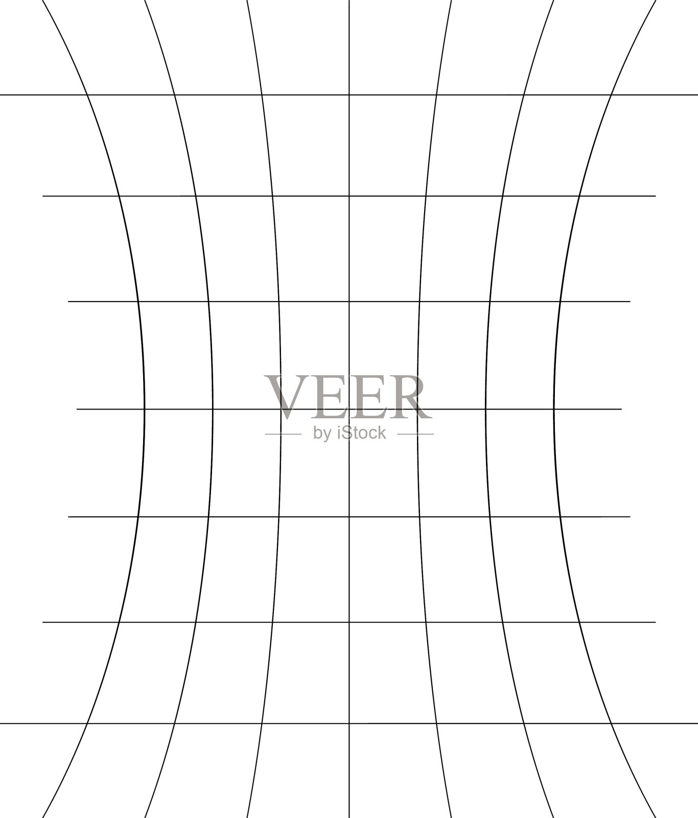 扭曲抽象几何形状元素插画图片素材