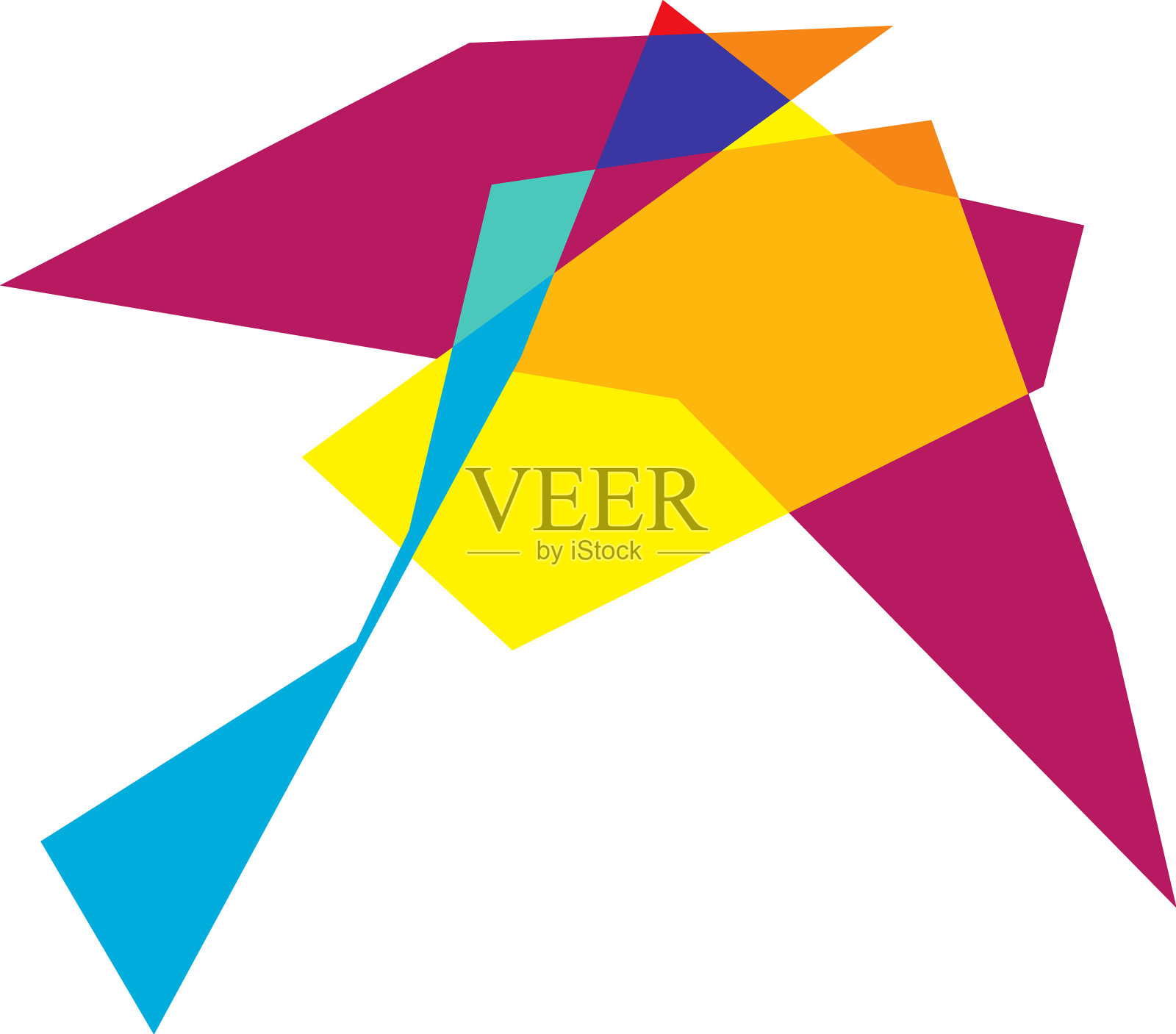 边缘破裂粉碎碎片形状设计插画图片素材