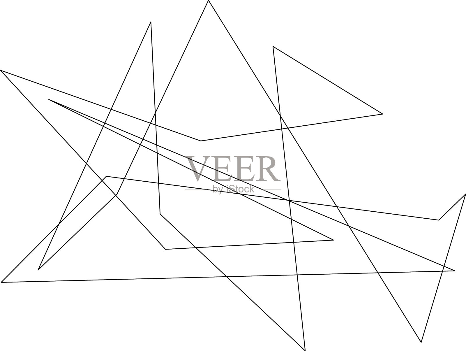 边缘破裂粉碎碎片形状设计插画图片素材