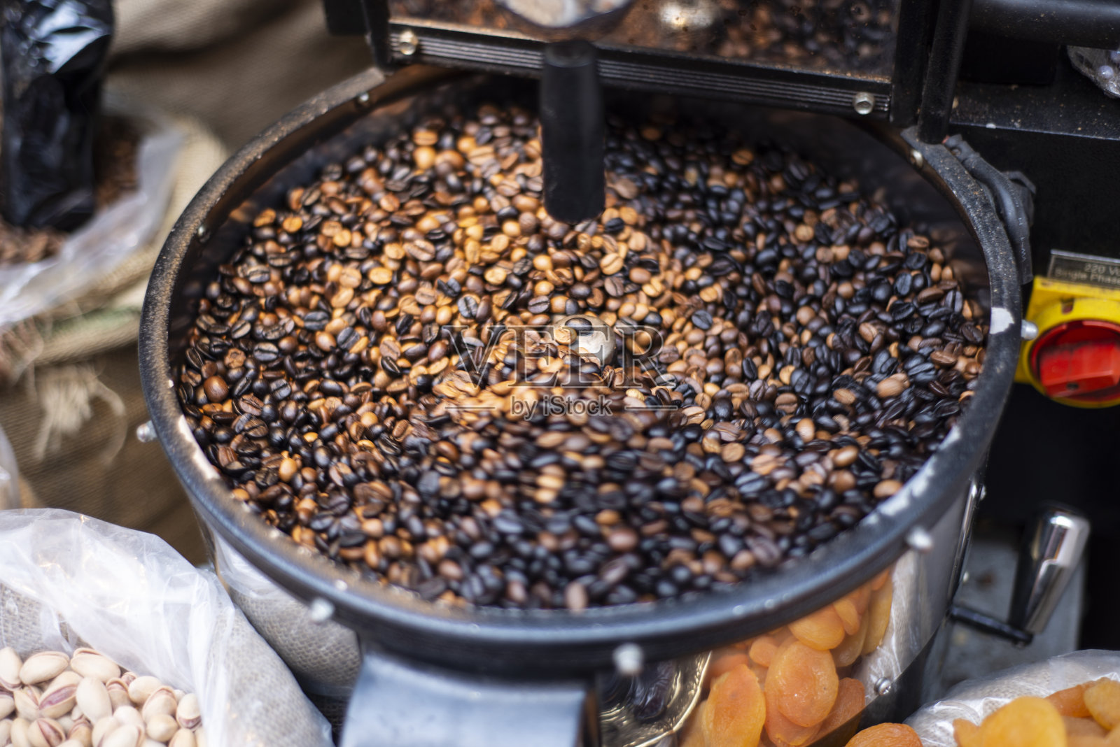 烤咖啡豆照片摄影图片