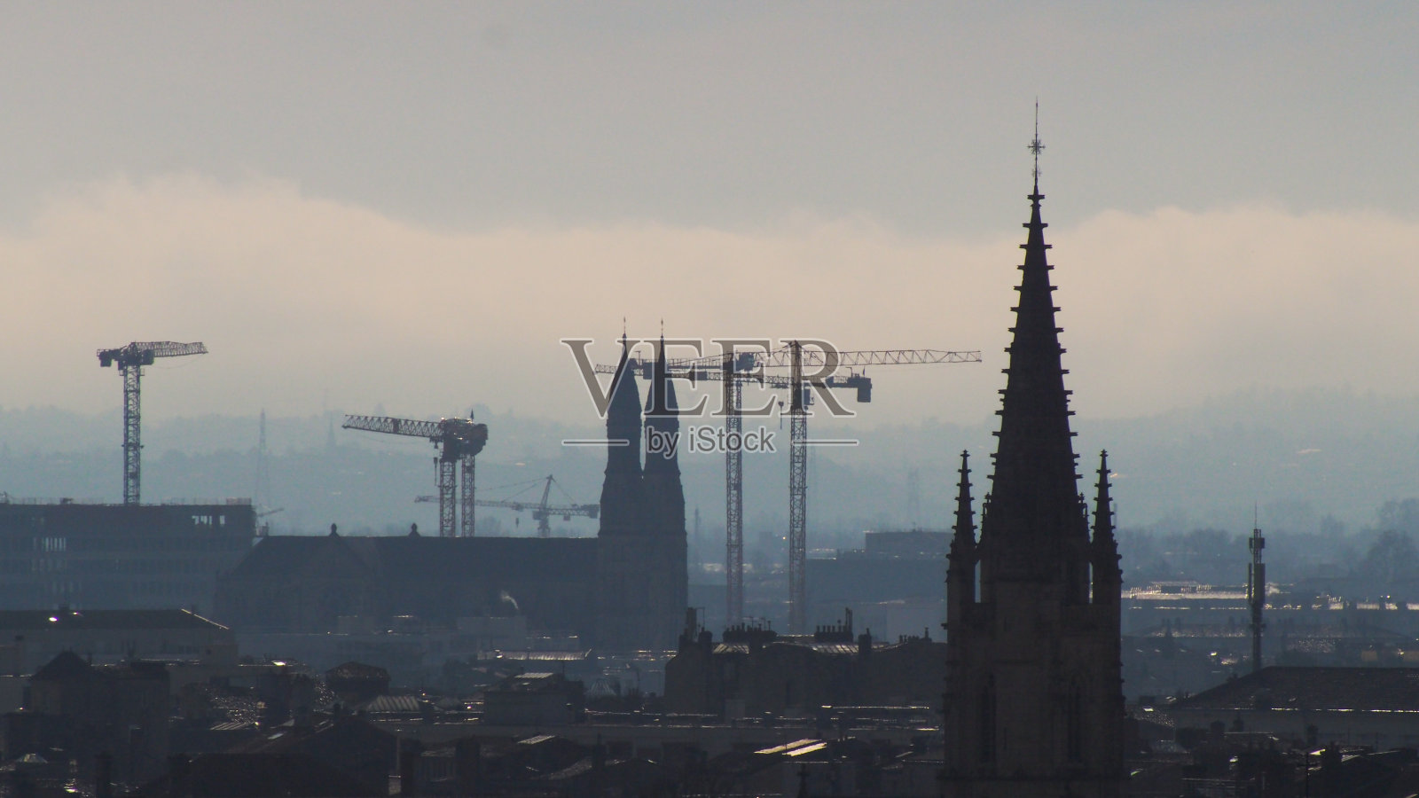 波尔多城市概况照片摄影图片
