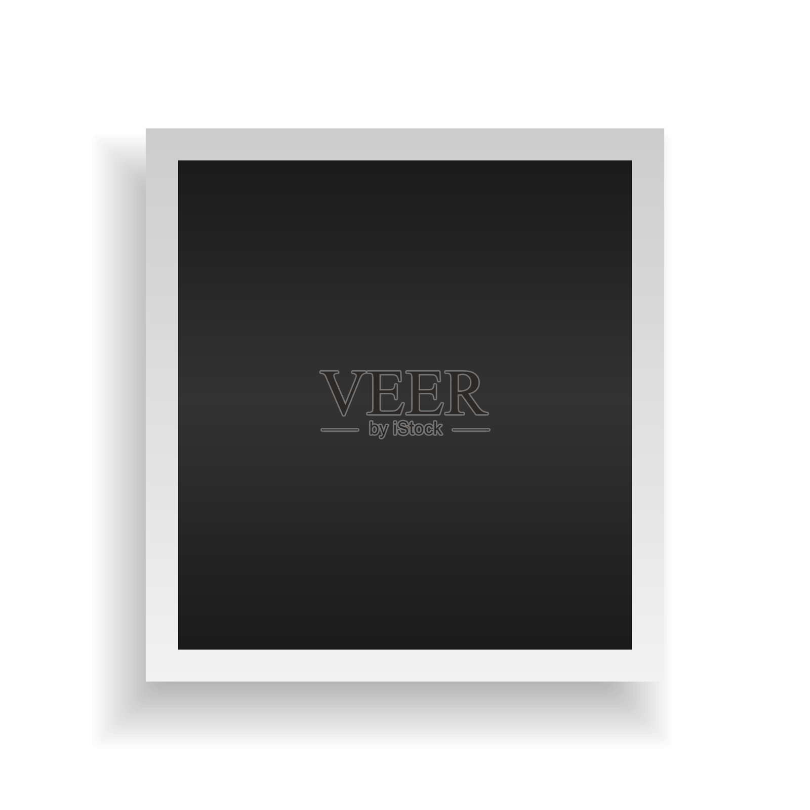 逼真的矢量相框。模板图设计。插画图片素材