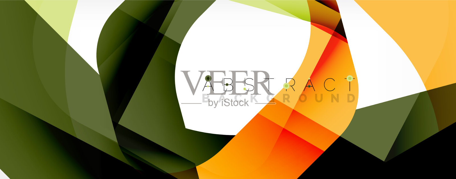 最小抽象背景-颜色重叠插画图片素材