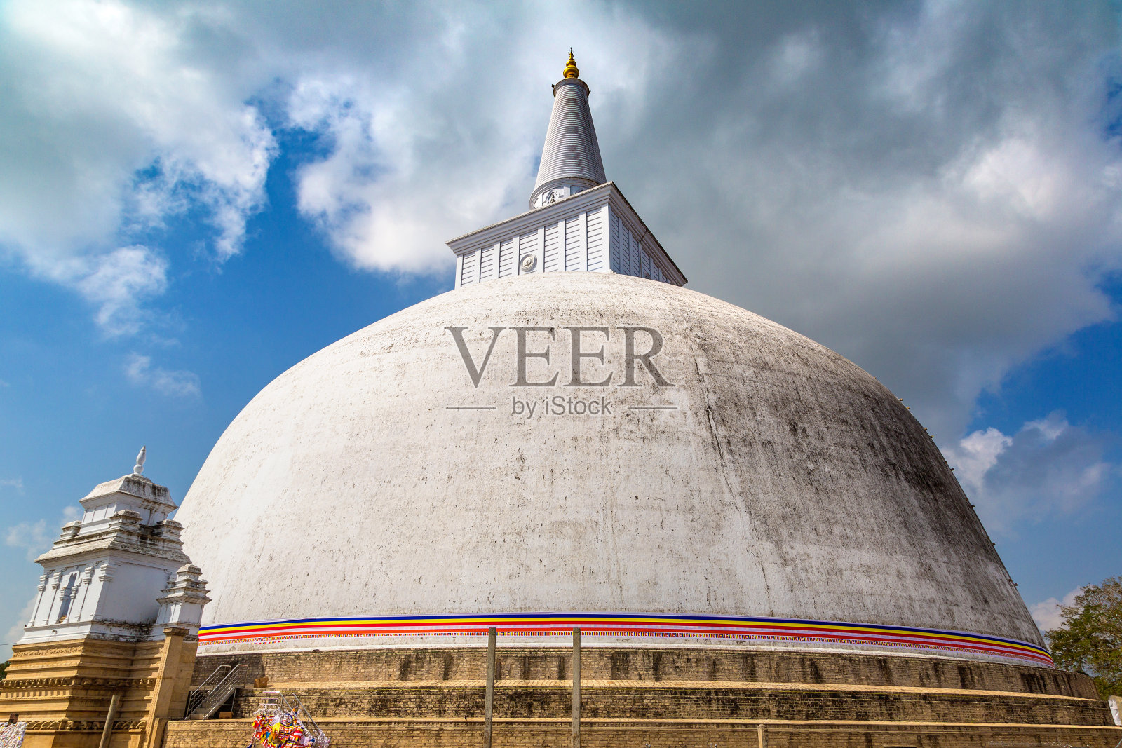 斯里兰卡的白色鲁万韦利萨塔照片摄影图片