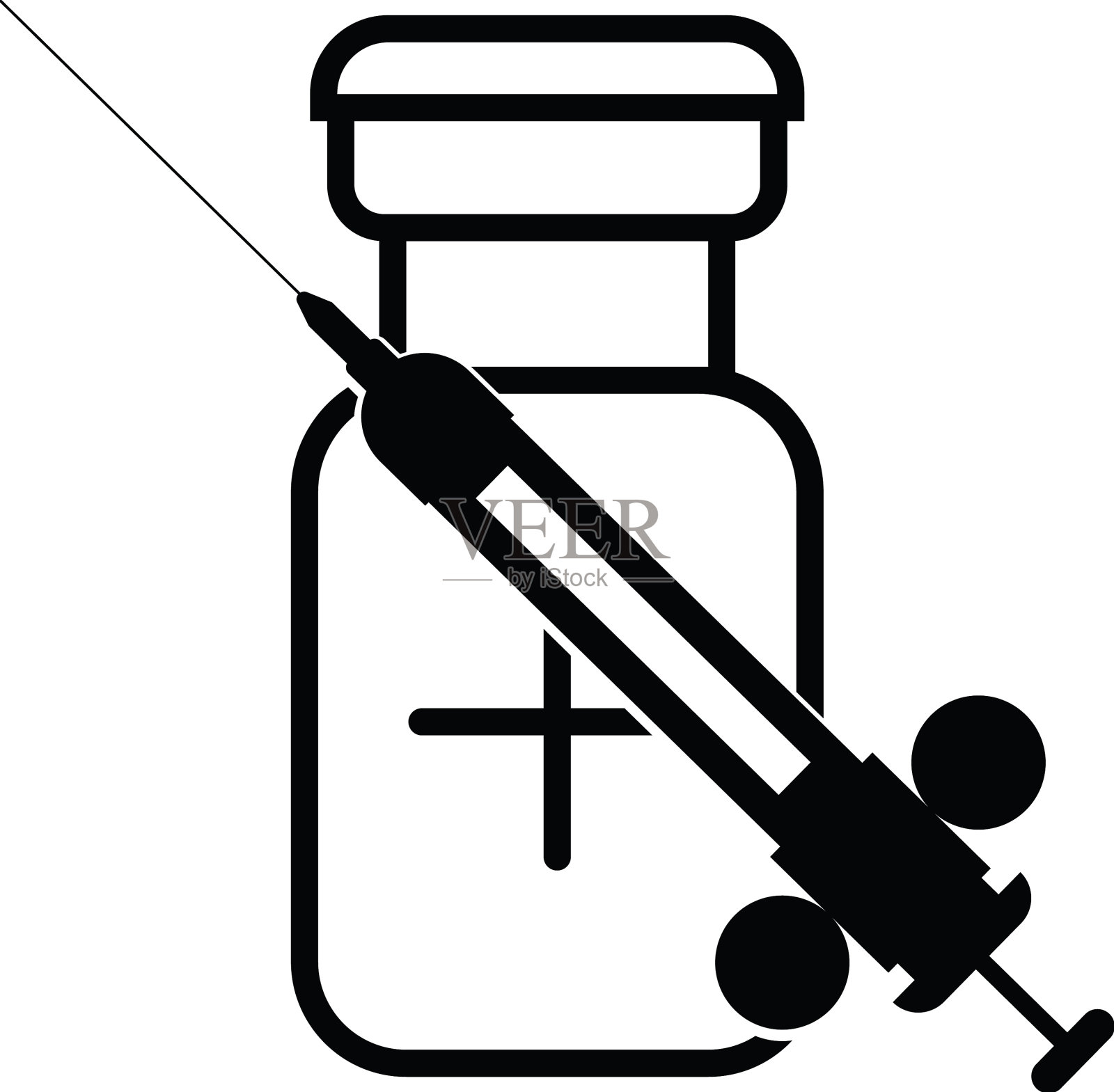 COVID-19疫苗图标设计设计元素图片