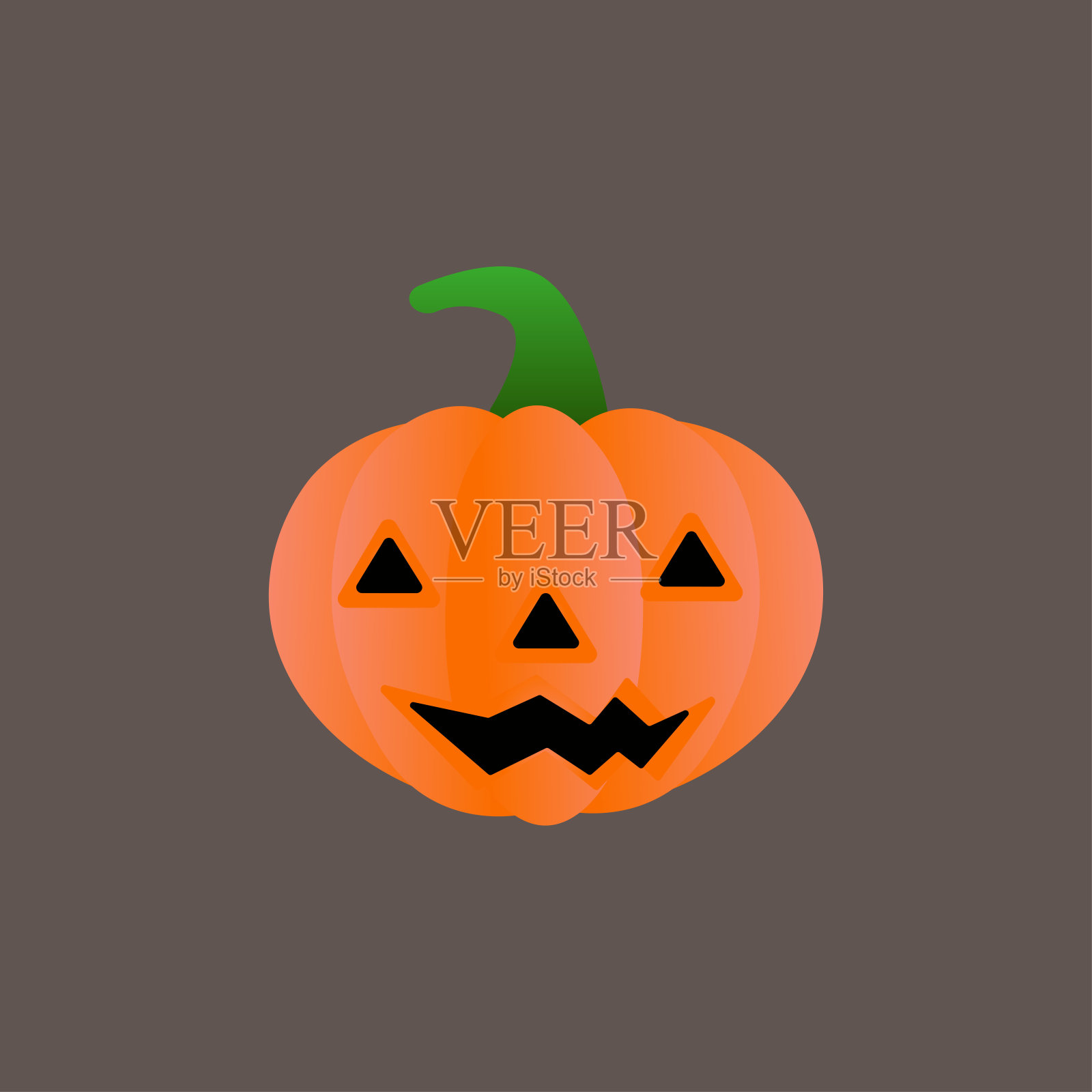 万圣节的南瓜插画图片素材