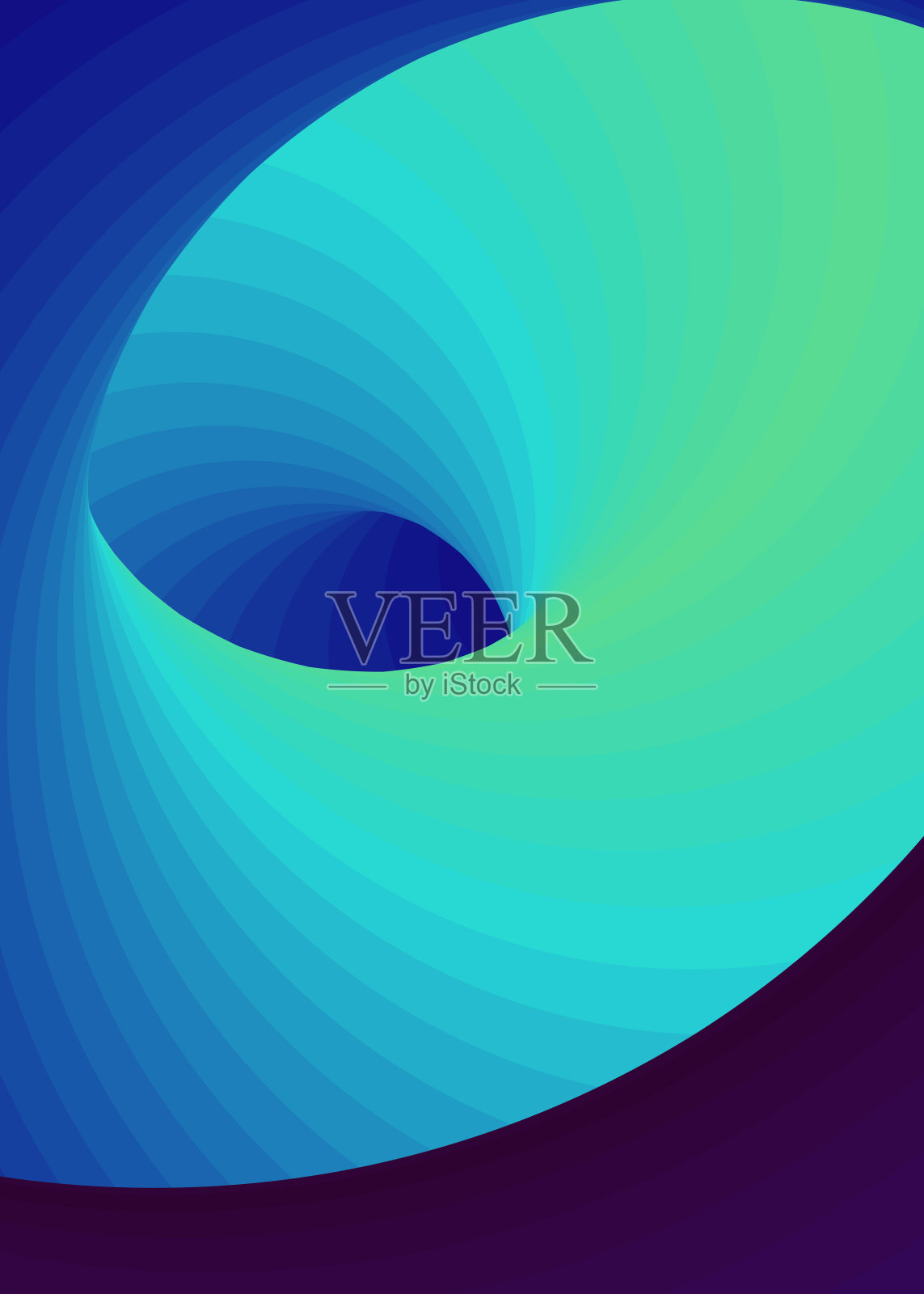 色彩漩涡虫洞漩涡扭曲生成艺术背景插图插画图片素材