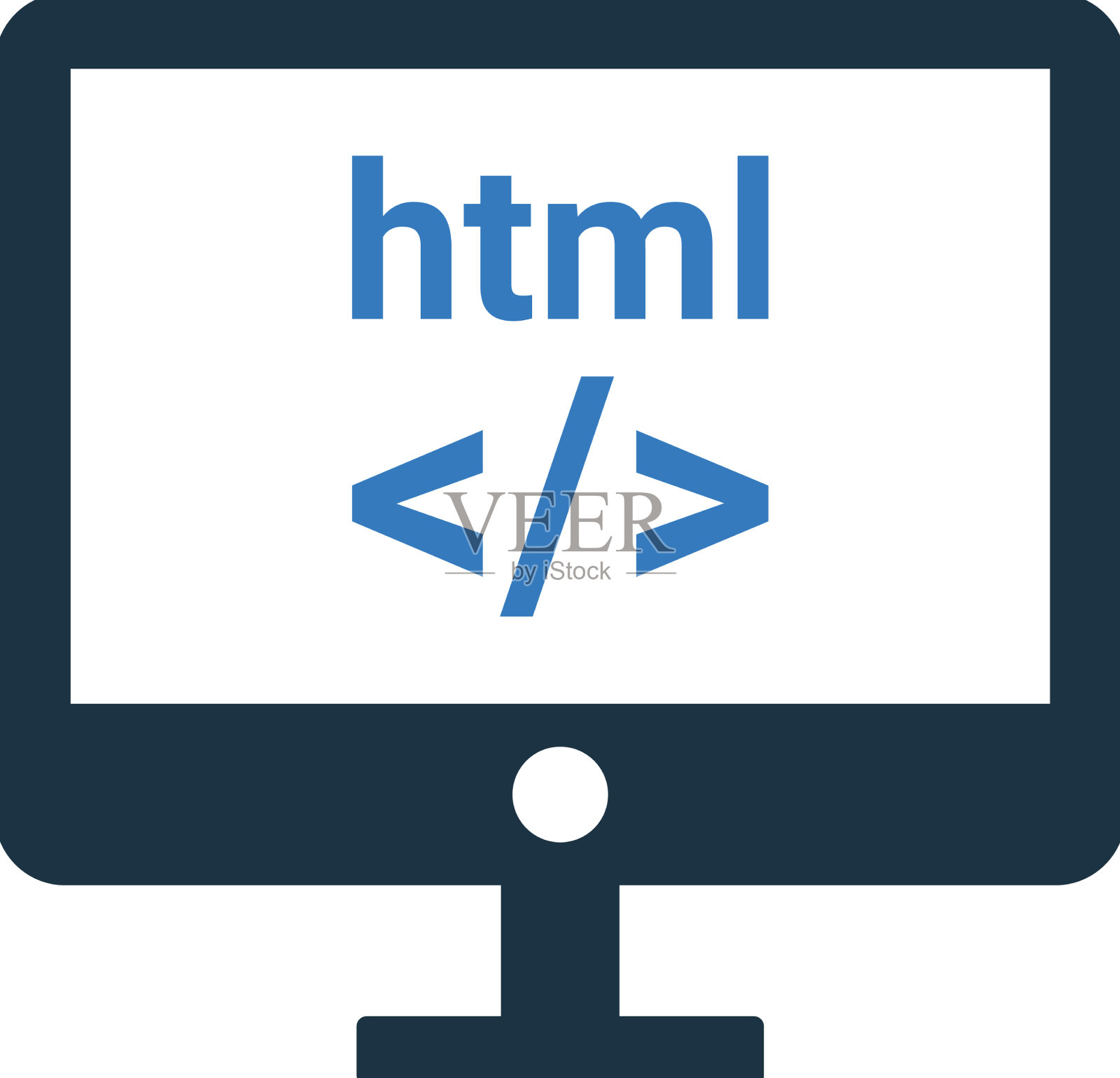 开发HTML图标简单的可编辑设计设计元素图片