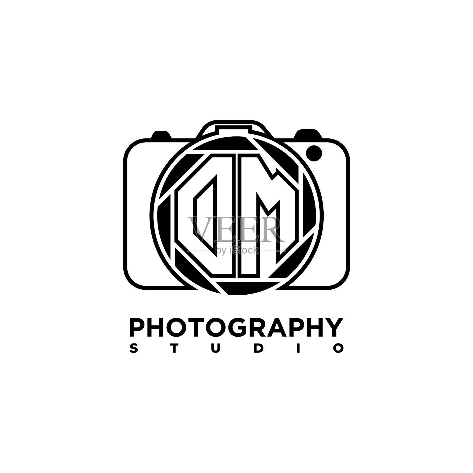 Om信摄影相机风格插画图片素材