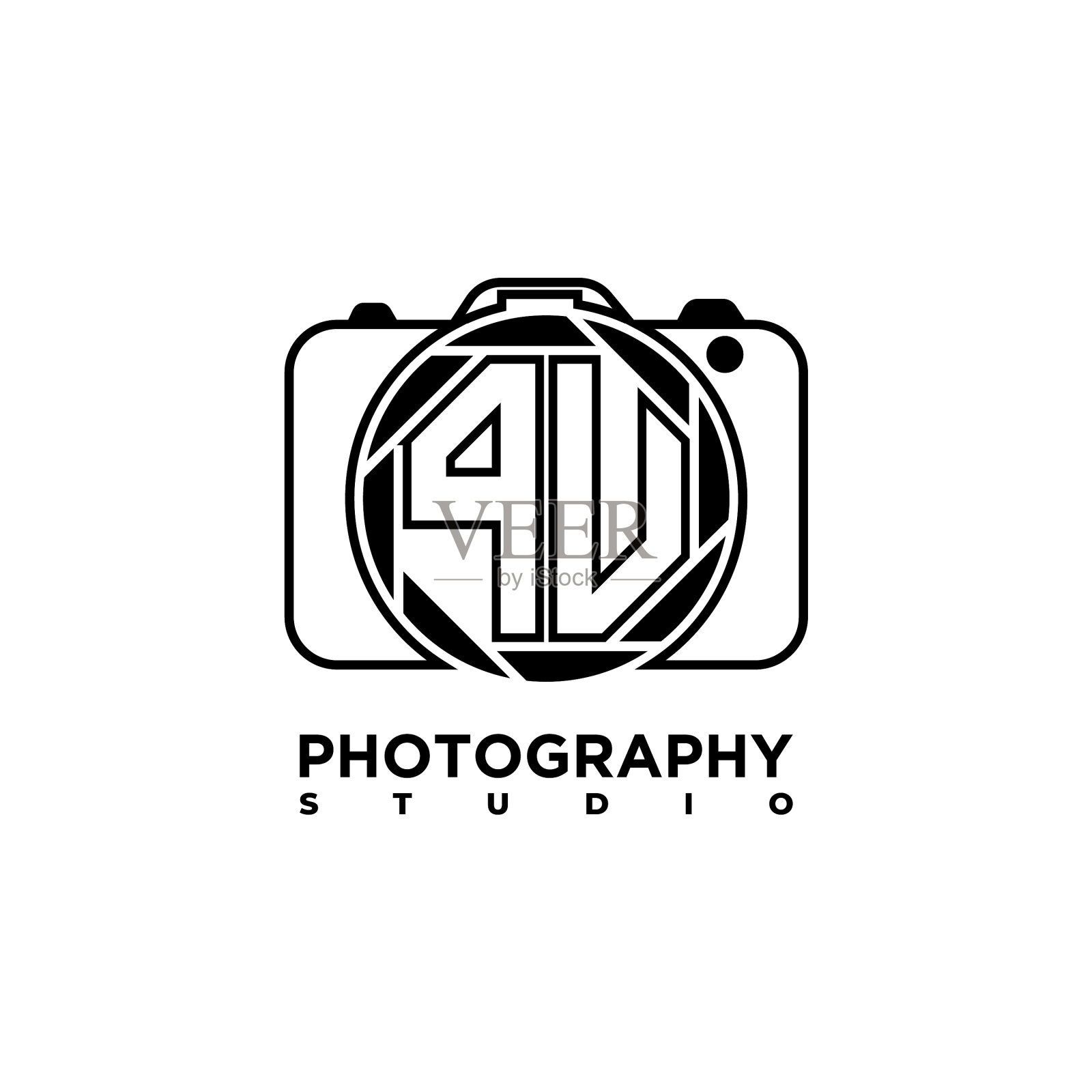 普信照相风格插画图片素材