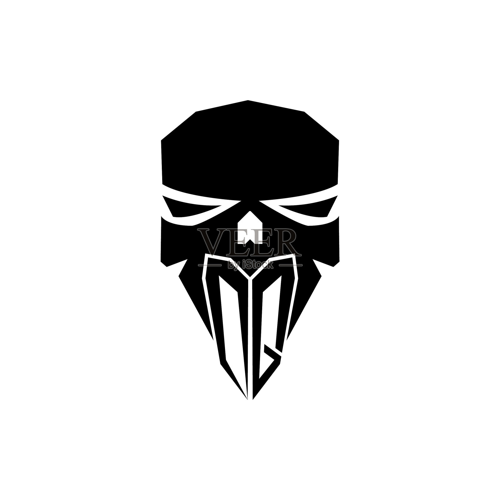 Oq首个头盖骨电竞标志插画图片素材