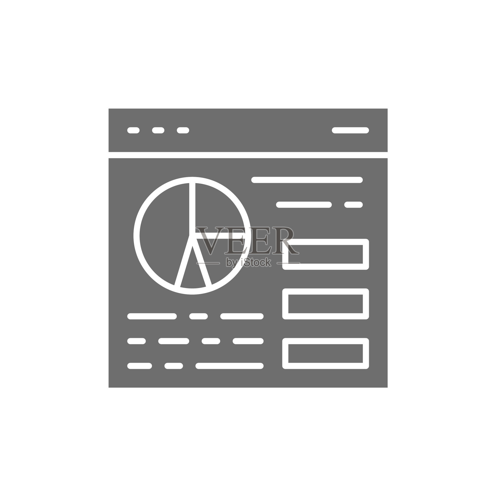 浏览器统计网站流量网页图标素材