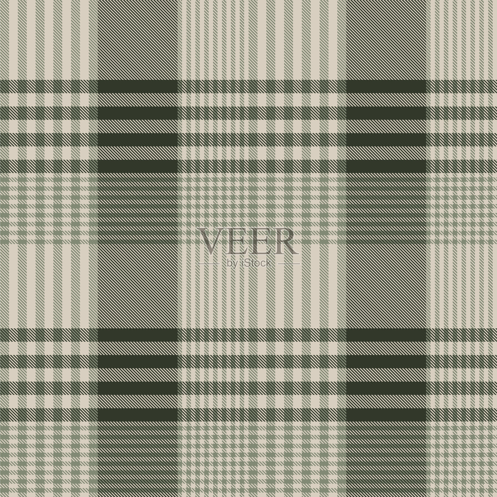 绿色不对称格子纹理无缝图案插画图片素材