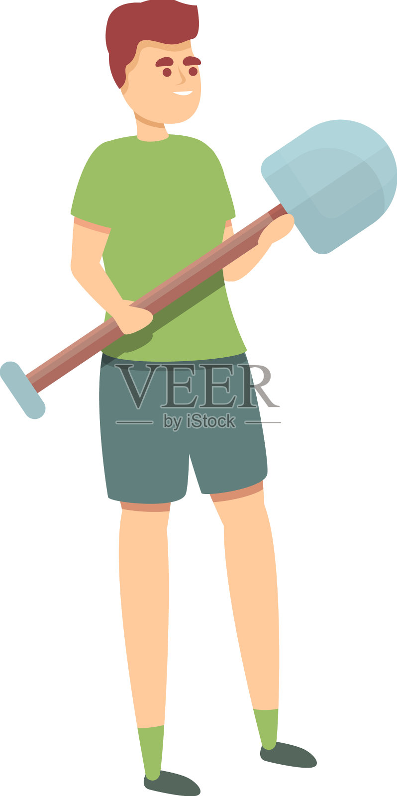 露营儿童偶像卡通夏令营设计元素图片