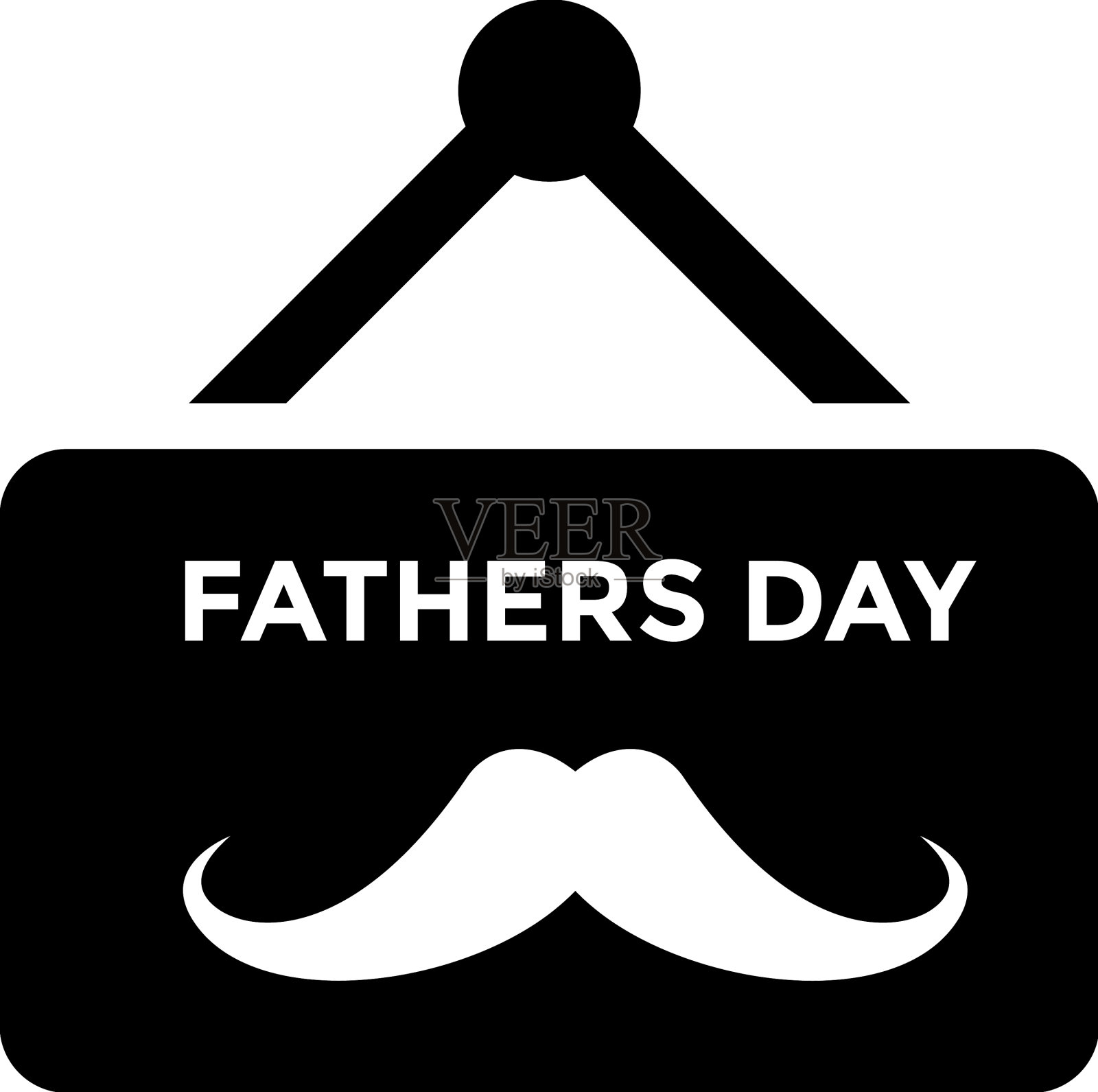 挂两天插画图片素材