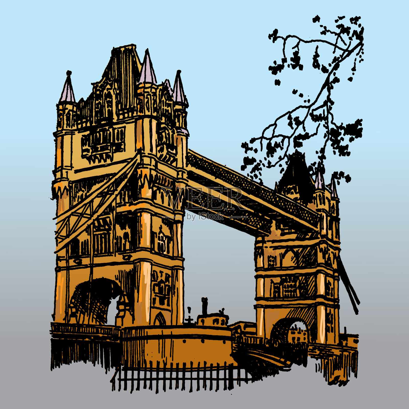 Bolv 600 800陆地工程插画图片素材