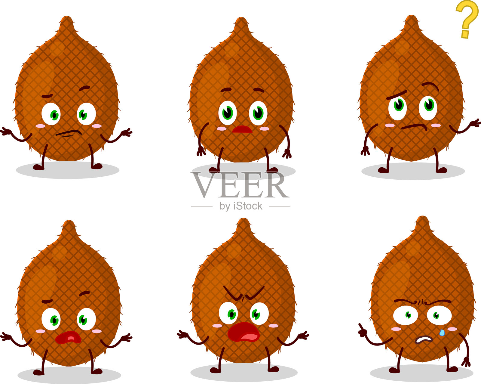 萨拉克卡通人物用什么表情插画图片素材