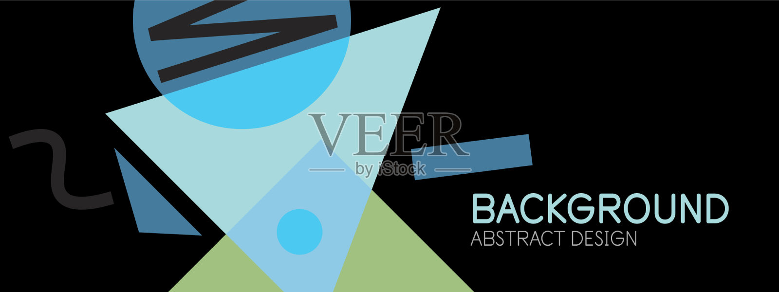 抽象的背景块线三角形插画图片素材