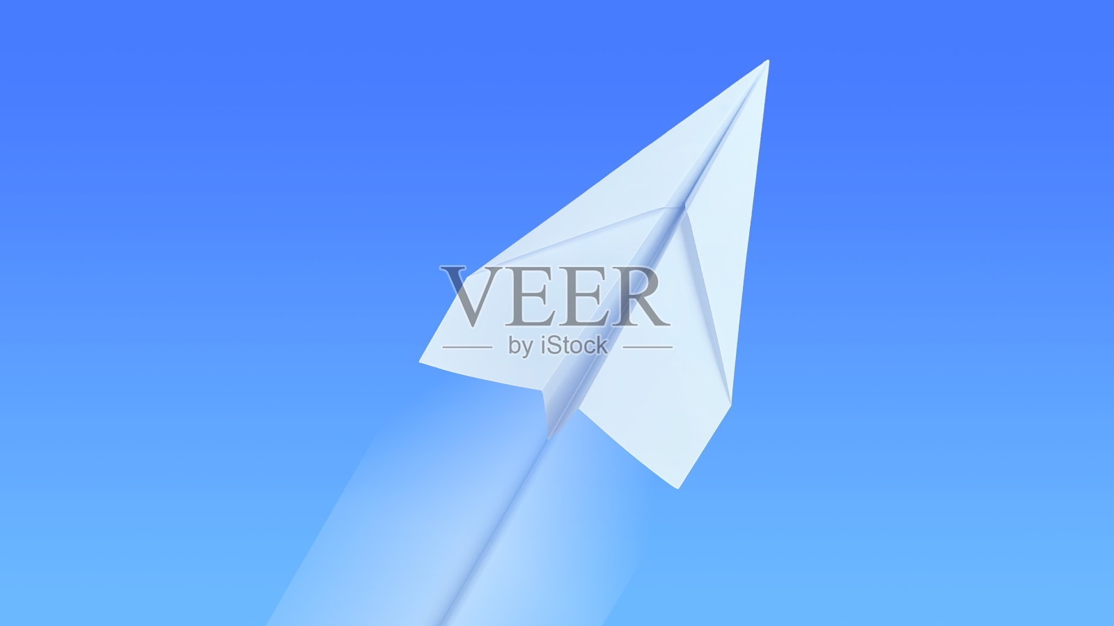 纸飞机沿直线前进照片摄影图片