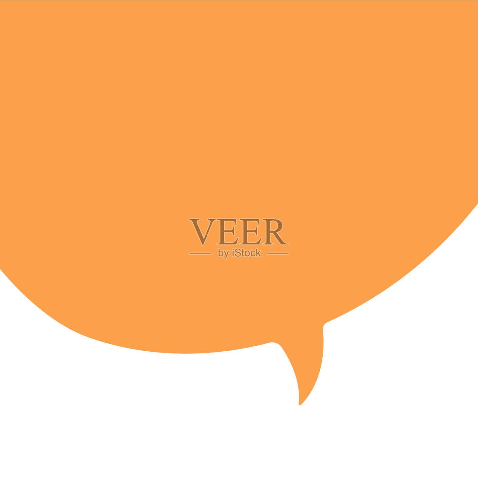 语音气泡平面标志插图插画图片素材