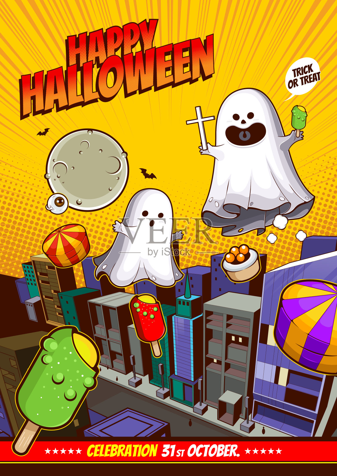 万圣节快乐28插画图片素材