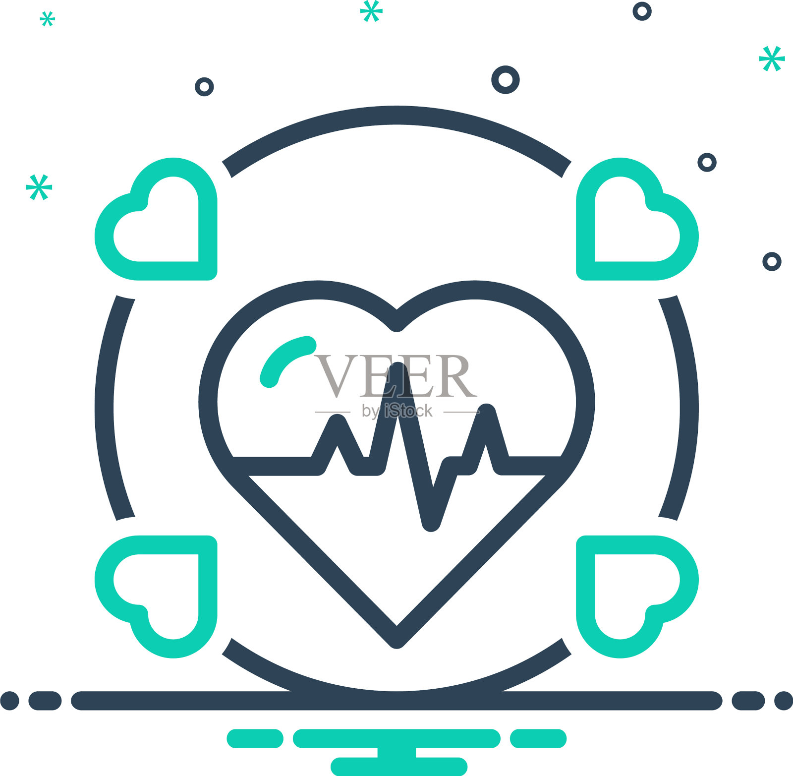 活着插画图片素材