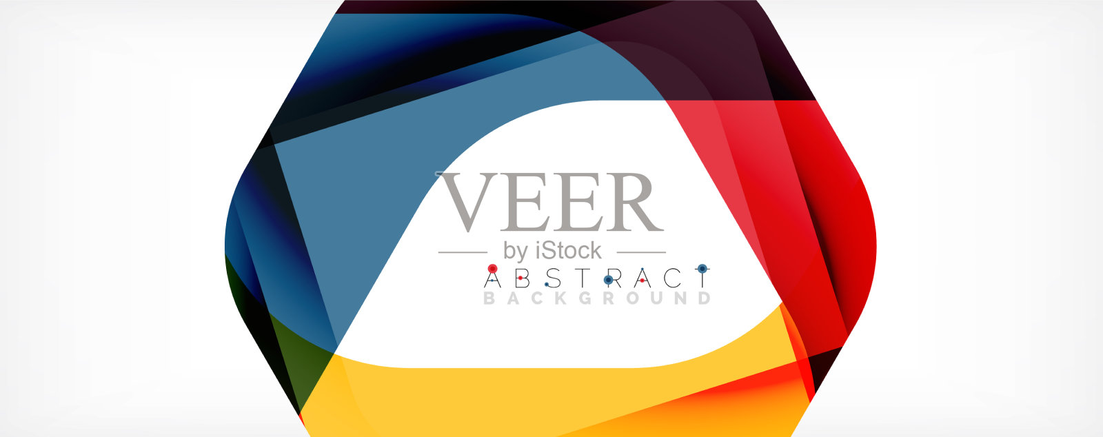 最小抽象背景-颜色重叠插画图片素材