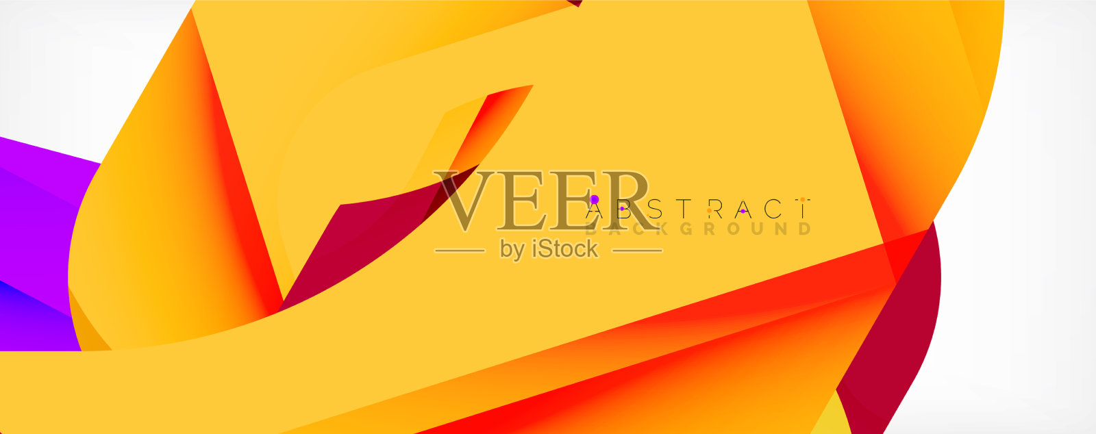 几何抽象背景-多彩的插画图片素材