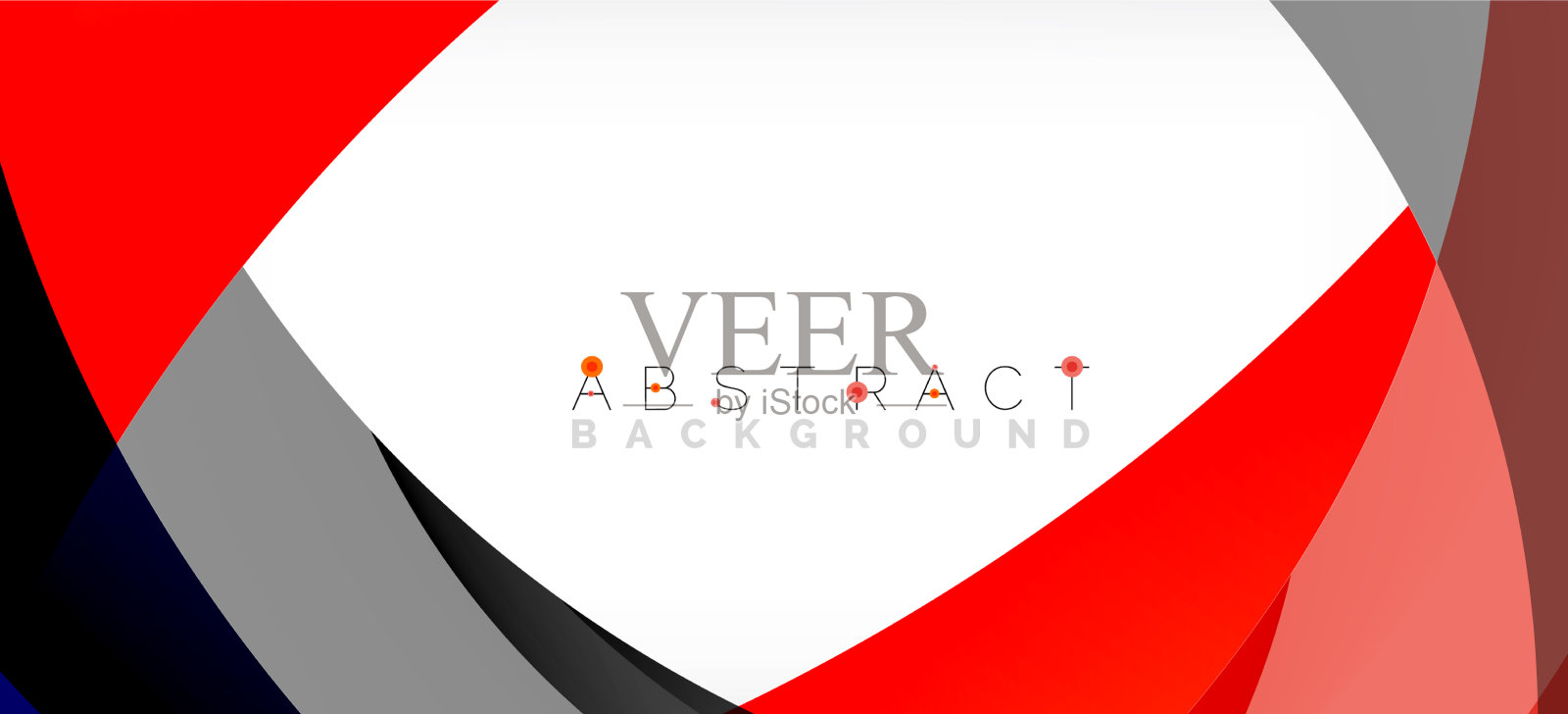 几何抽象背景圈创建插画图片素材