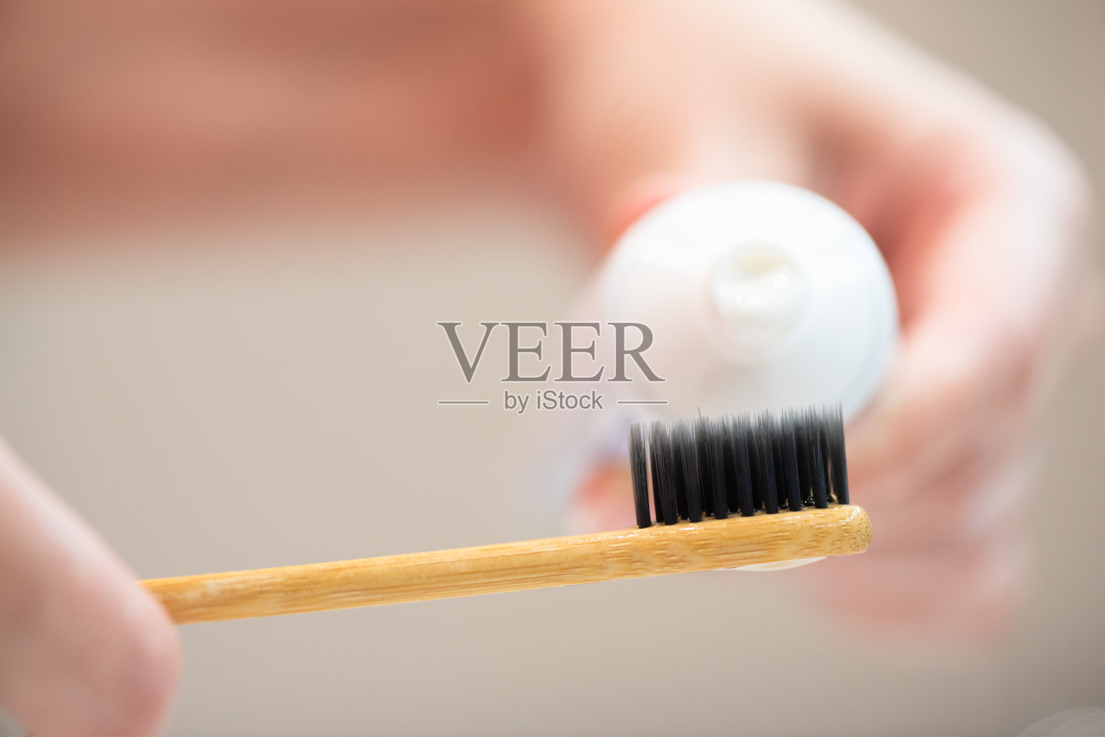 牙膏。照片摄影图片