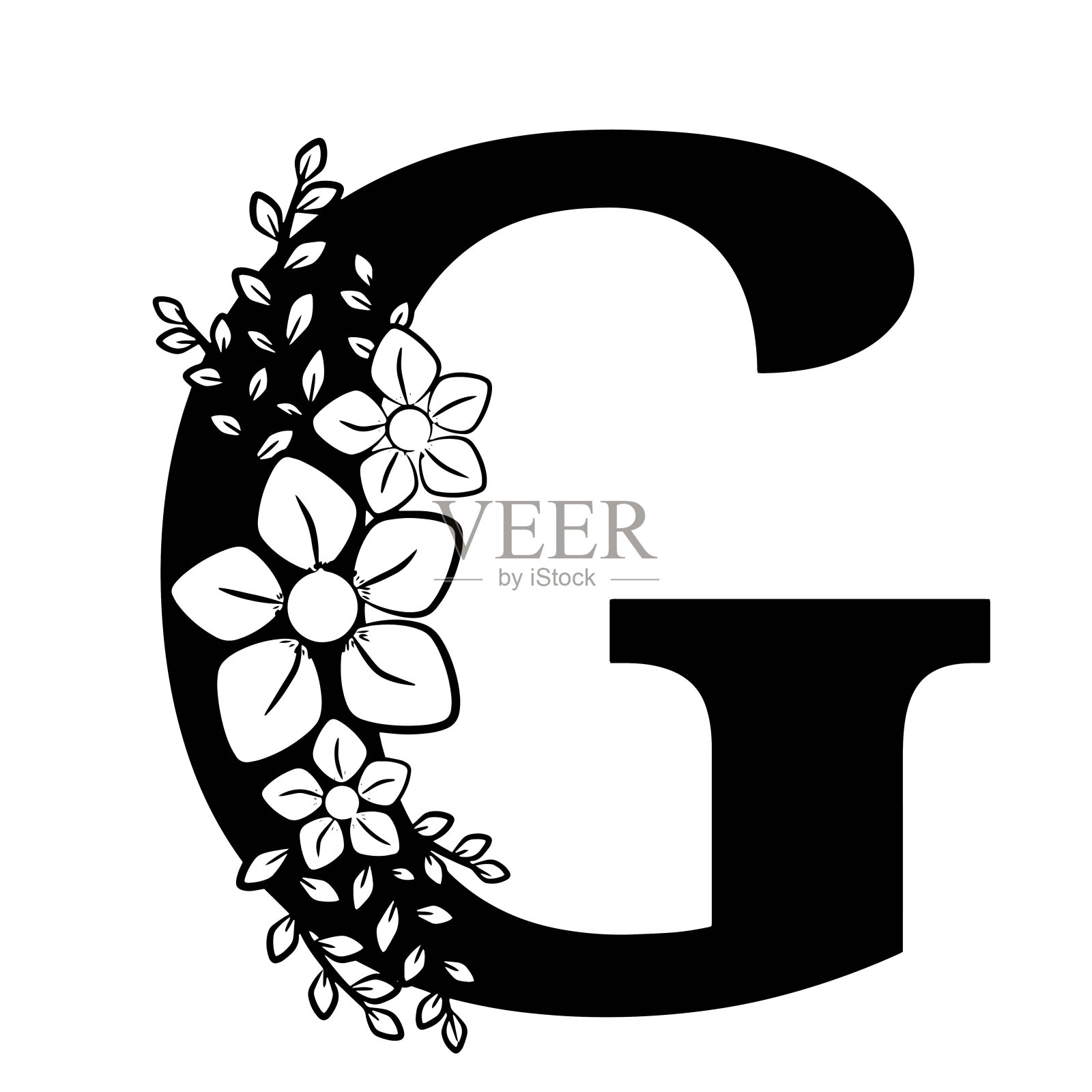 向量的信。字母表。用于装饰的装饰品。恭喜你。印花t恤的插图。一个节日的绘图设计元素图片