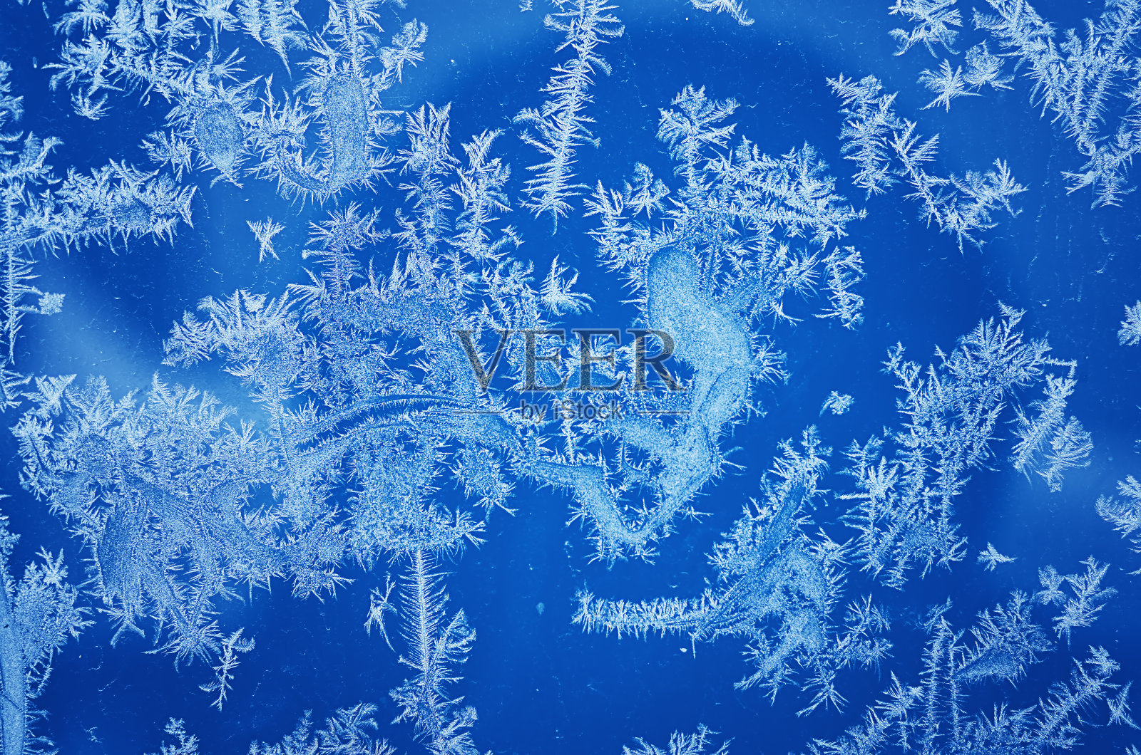 玻璃上结霜的图案照片摄影图片