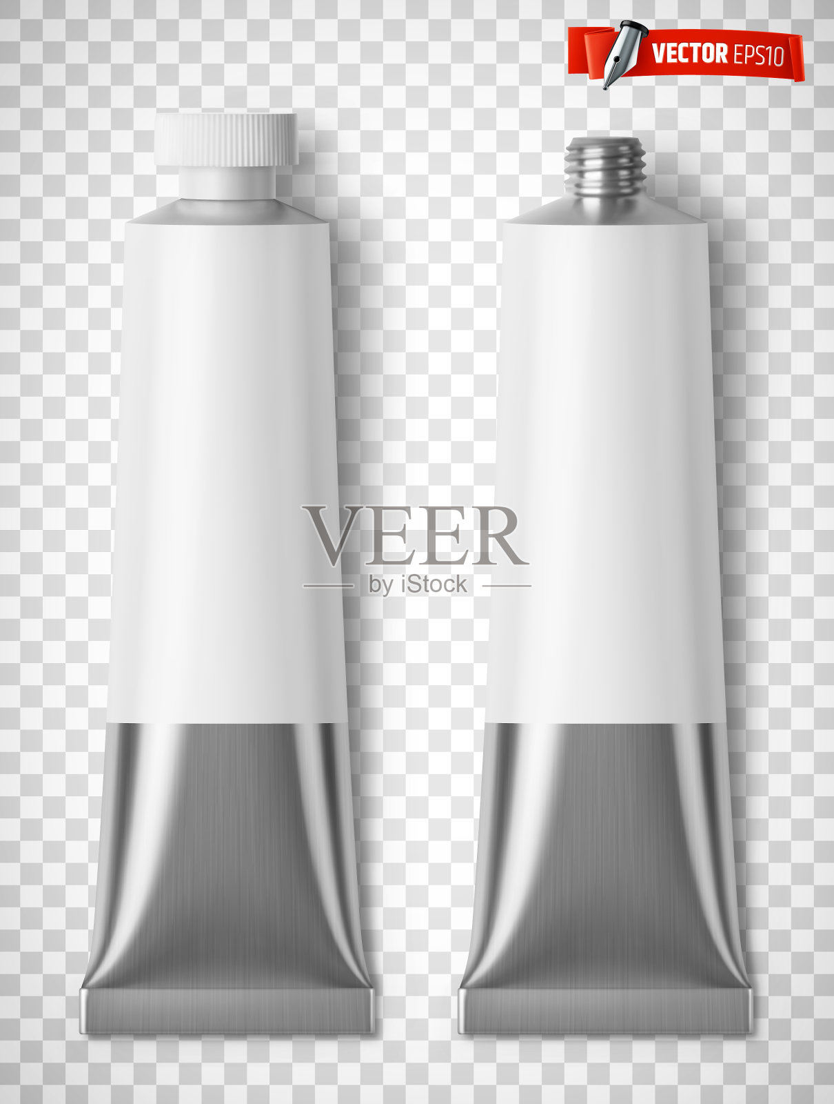 现实的油漆管插画图片素材