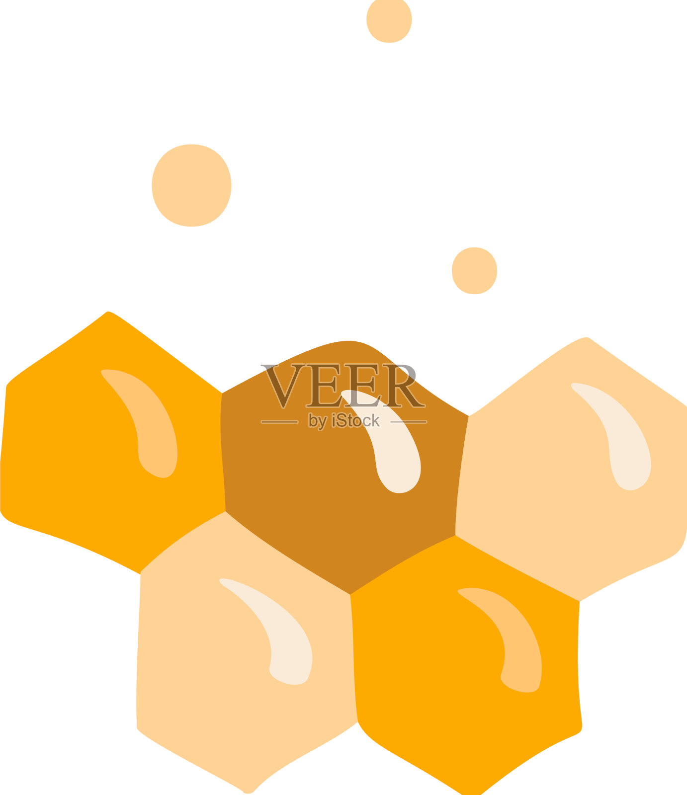 蜂窝六边形在卡通斯堪的纳维亚插画图片素材