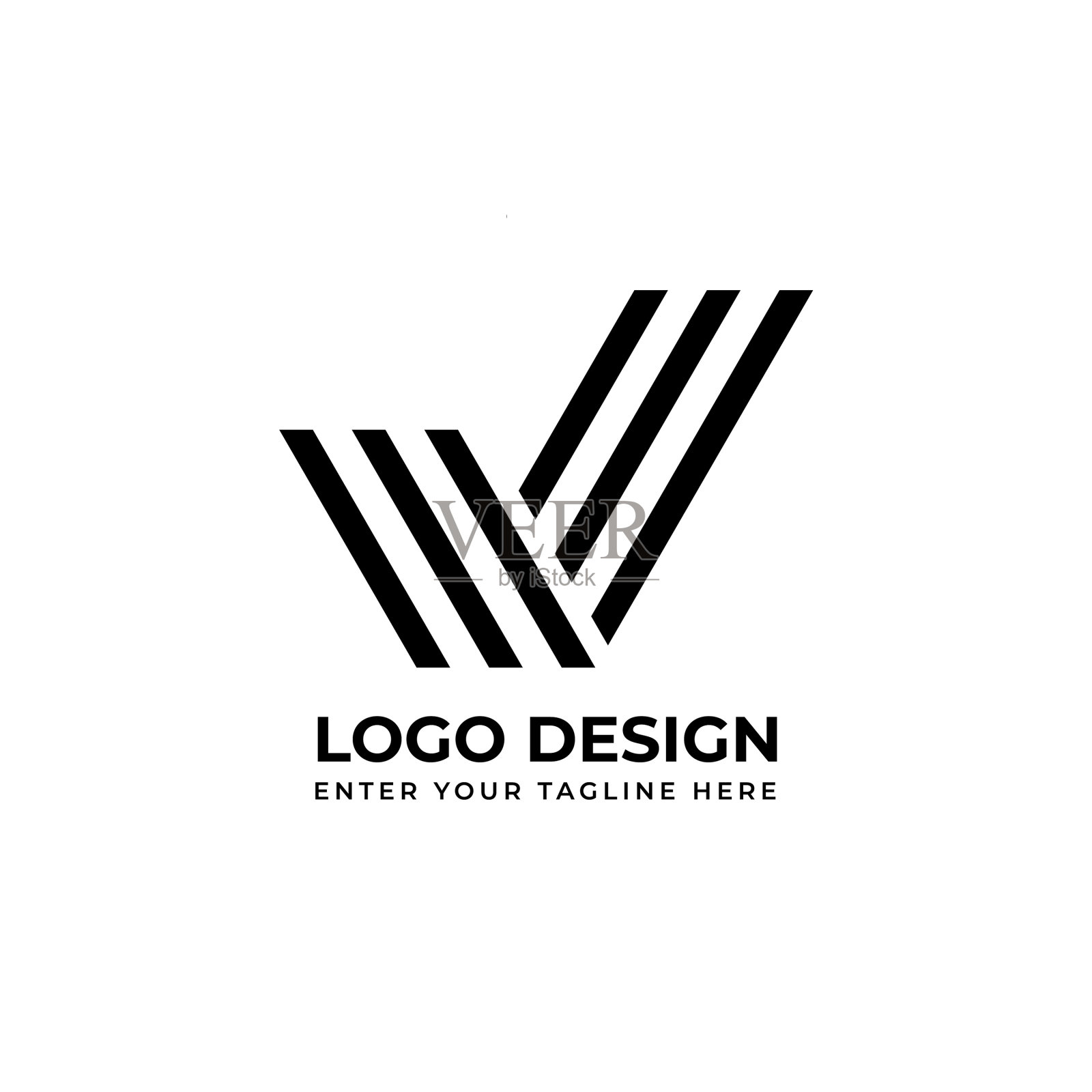 抽象标志创意企业标志设计设计模板素材