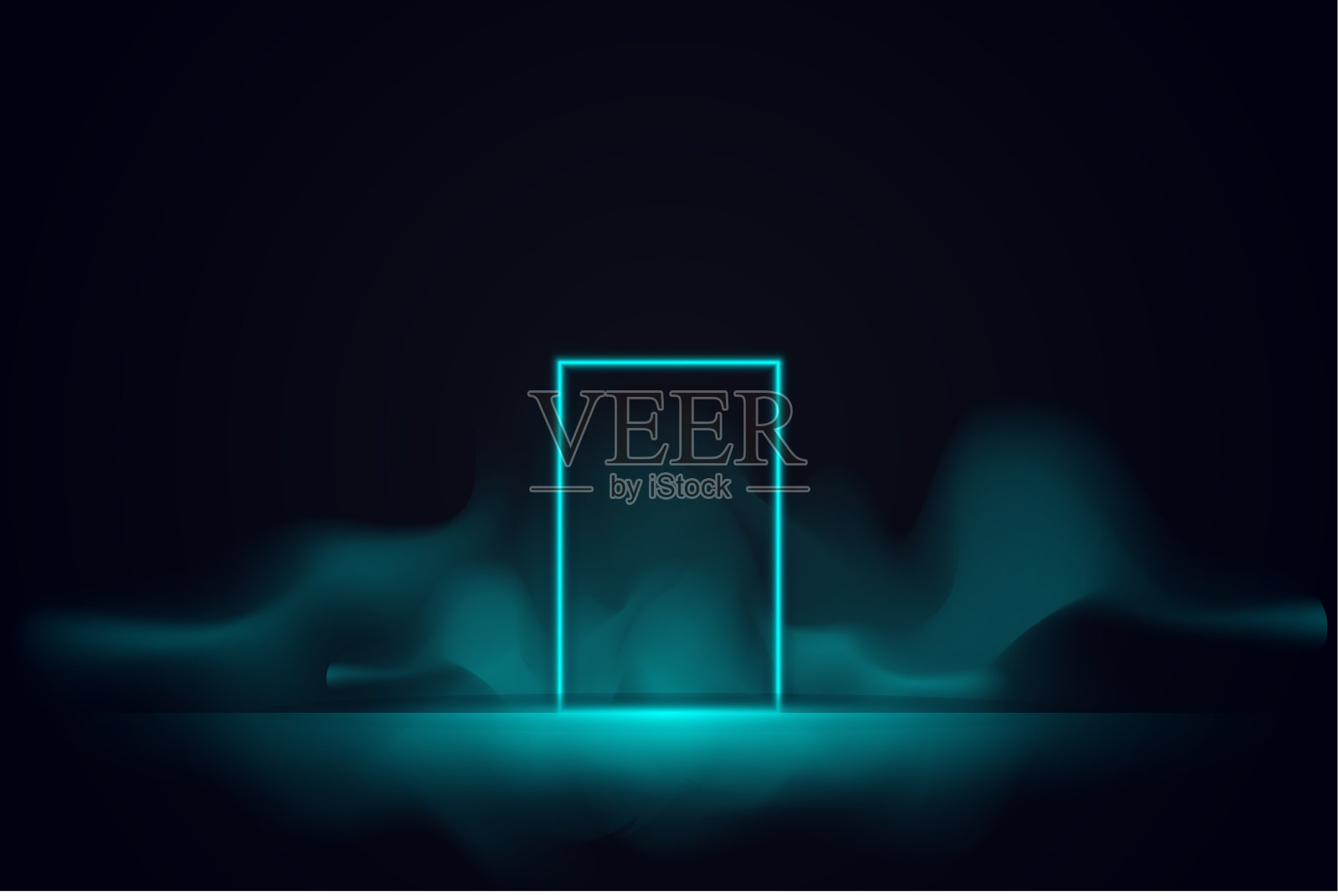 霓虹灯背景现代霓虹灯发光的背景插画图片素材