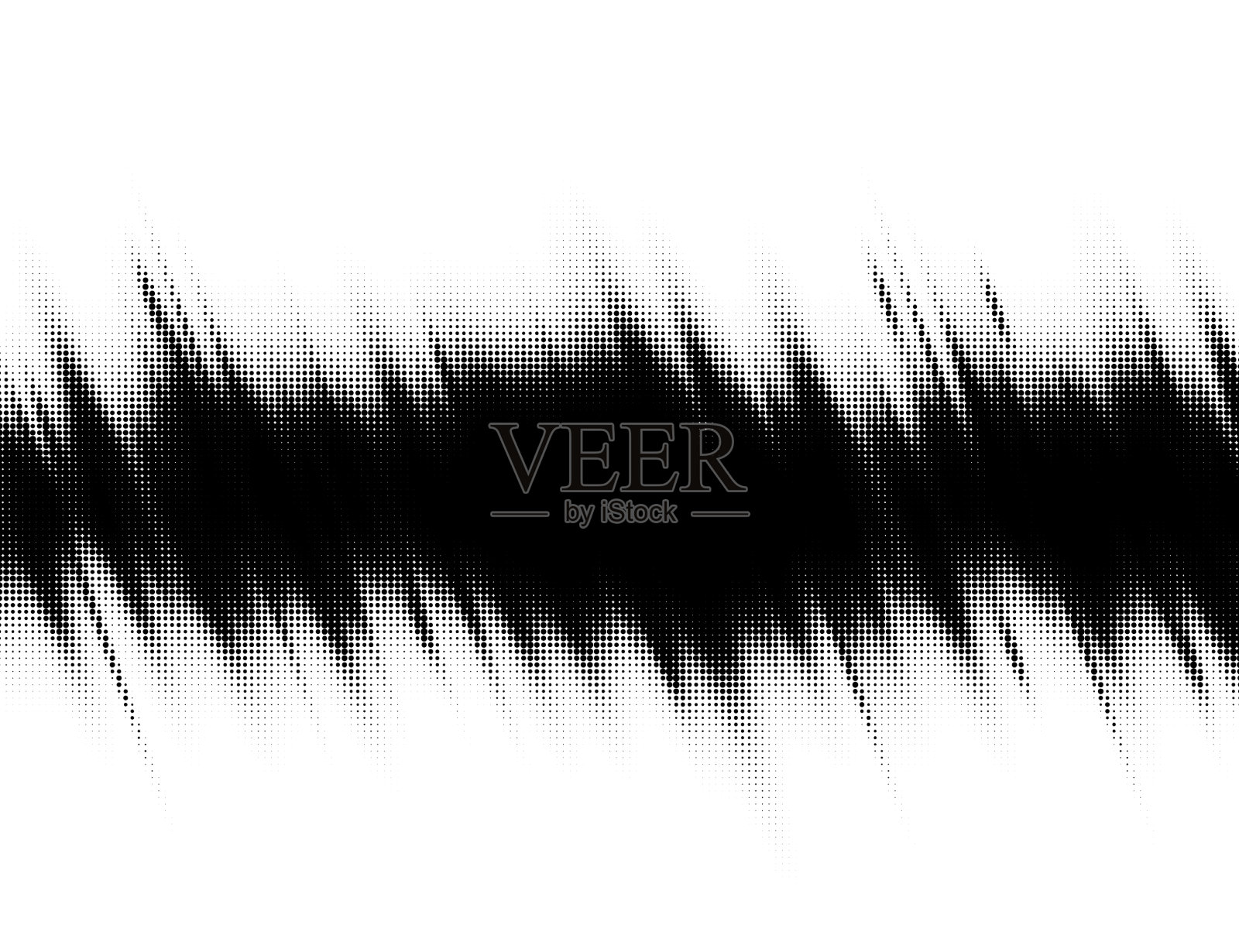 黑色半色调渐变点涂抹插画图片素材