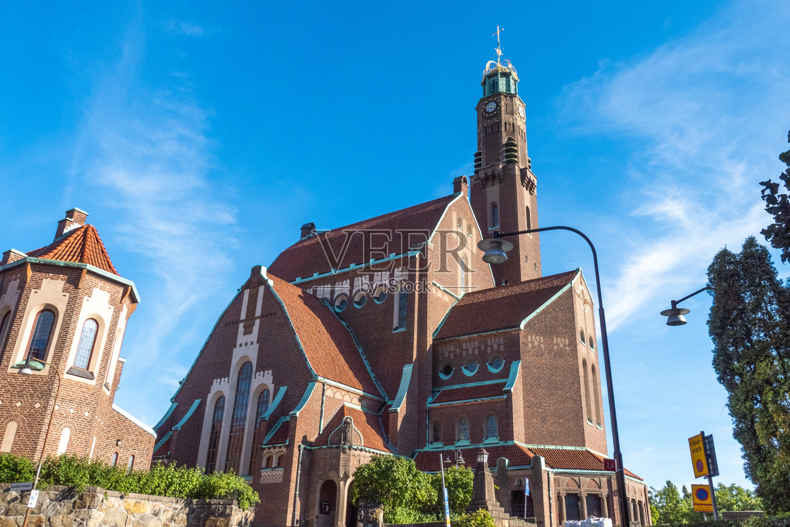 瑞典斯德哥尔摩Engelbrekt教堂照片摄影图片