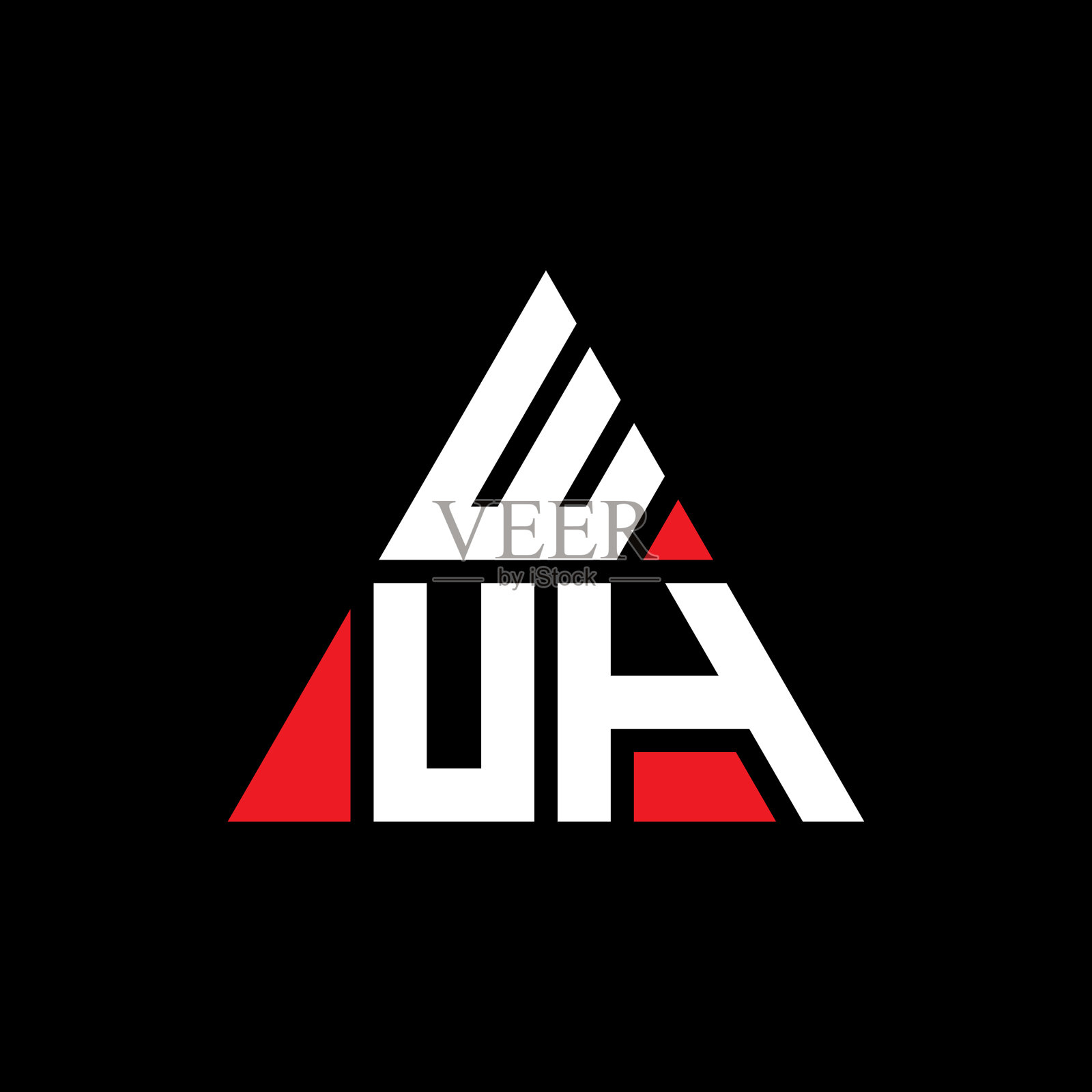 额三角形字母标志设计用三角形插画图片素材