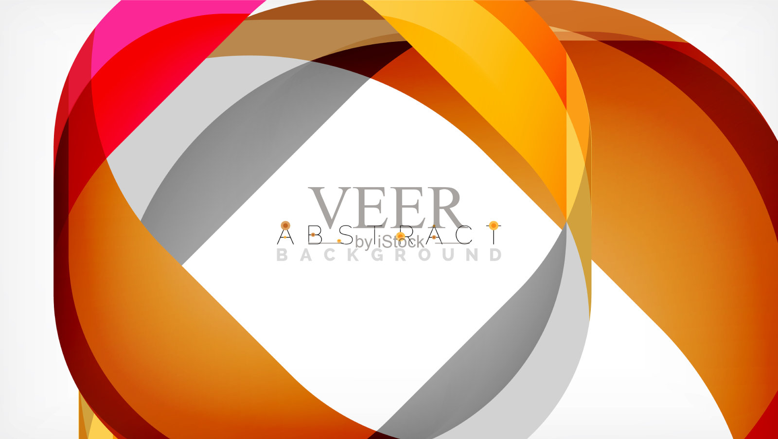 抽象的带有重叠波的正方形形状设计模板素材