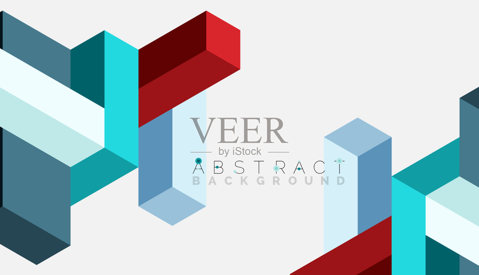 抽象背景三维立方体和立方体元素插画图片素材