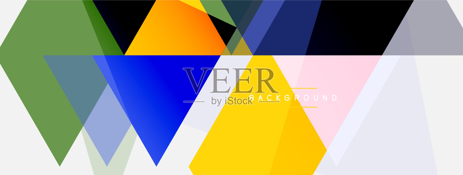 马赛克三角形几何背景技术或插画图片素材