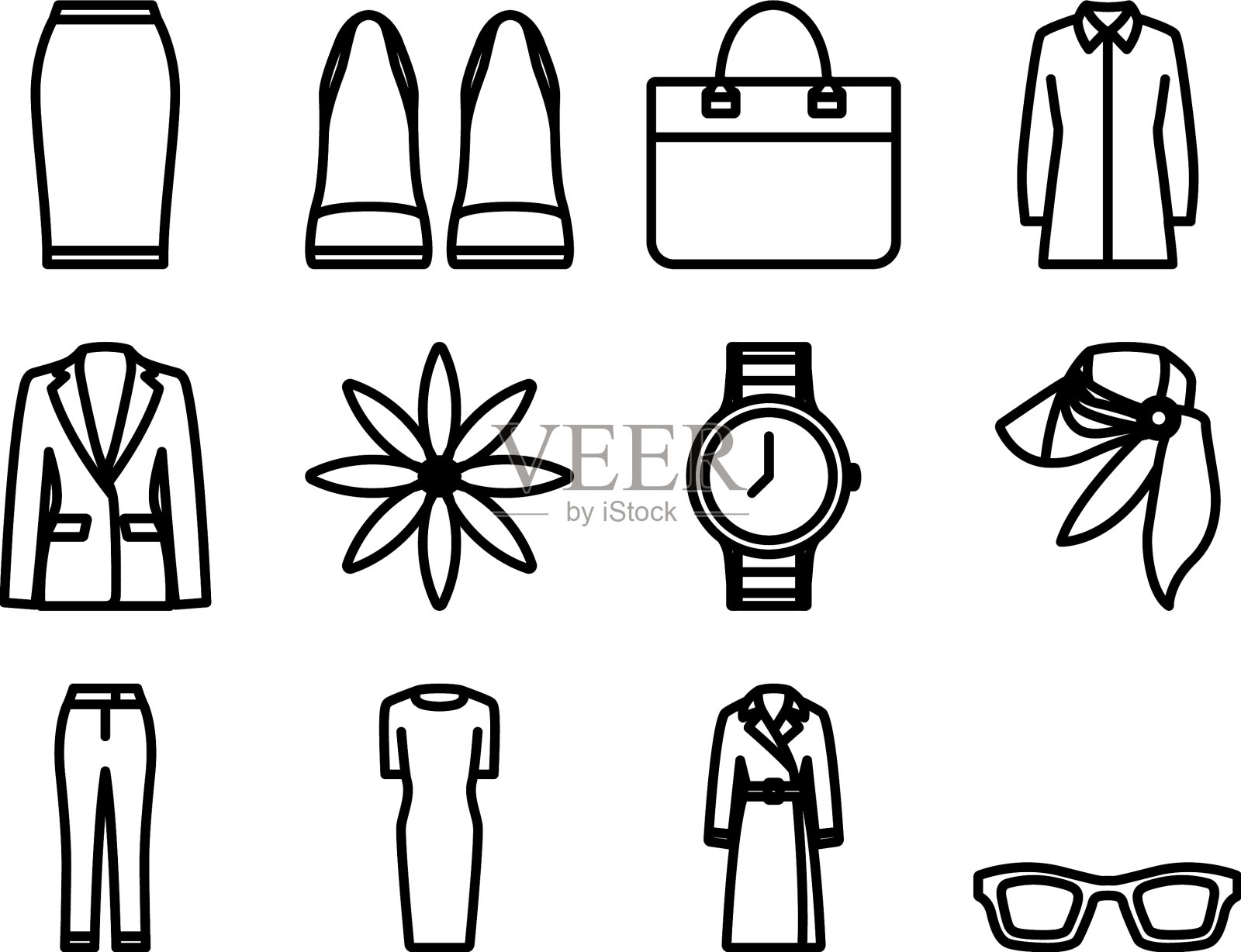 衣服图标设置图标素材