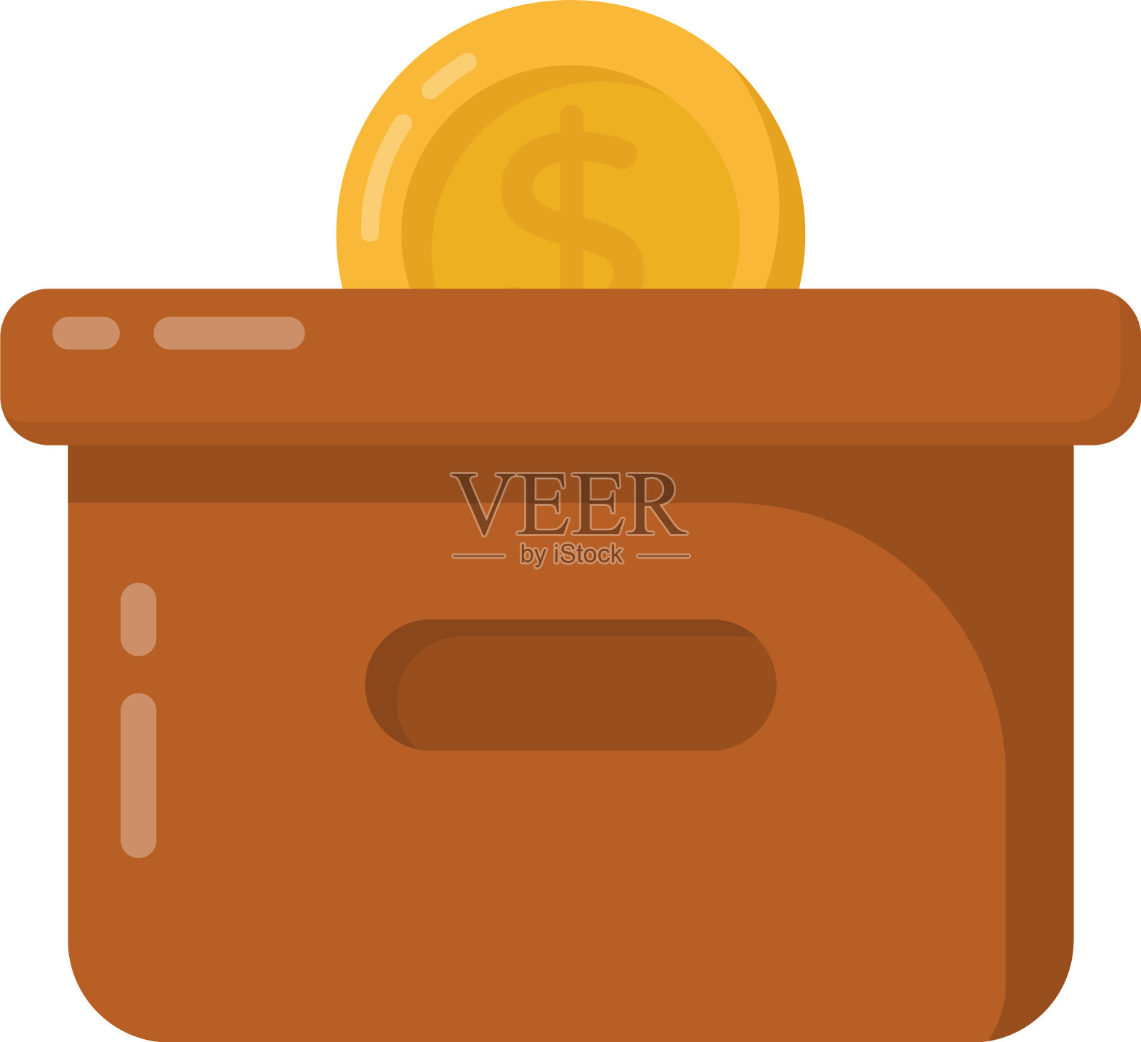 捐赠箱插画图片素材