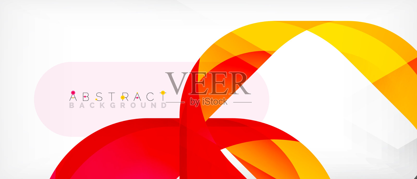 抽象的带有重叠波的正方形形状插画图片素材