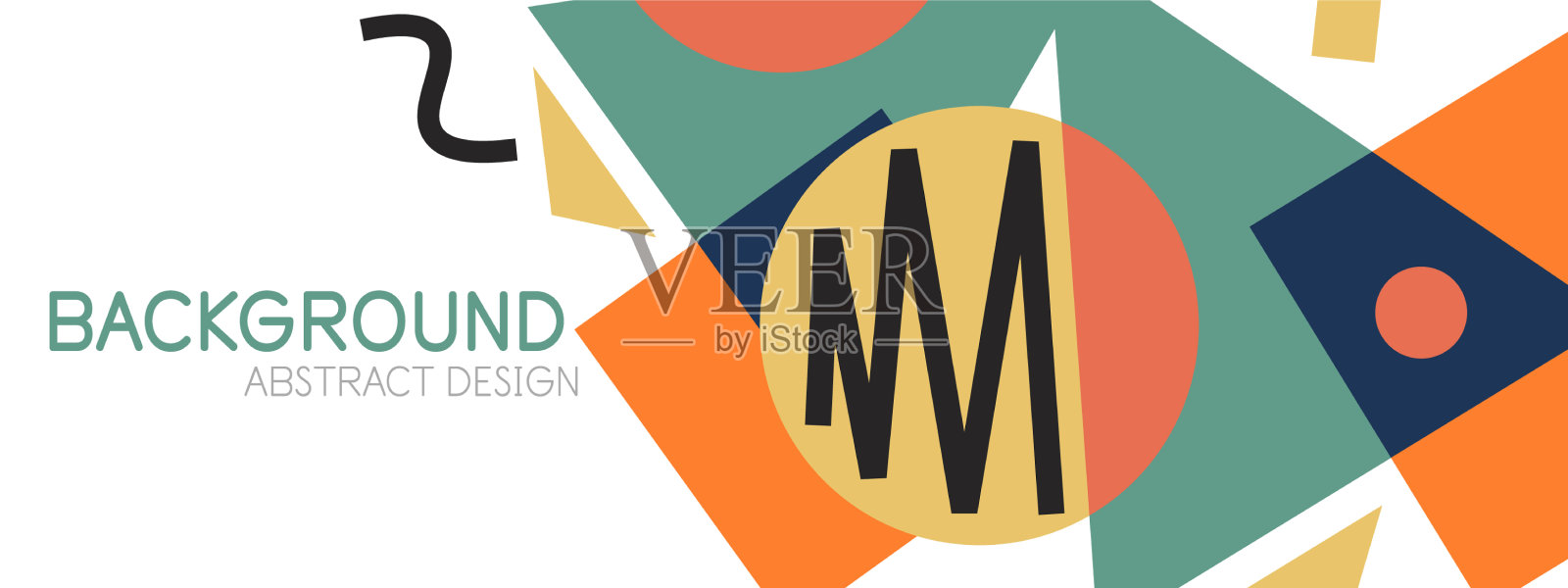 抽象的背景块线三角形插画图片素材