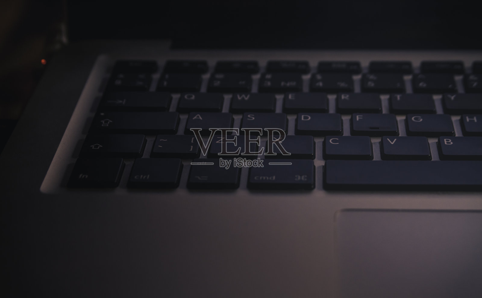 笔记本电脑键盘。照片摄影图片