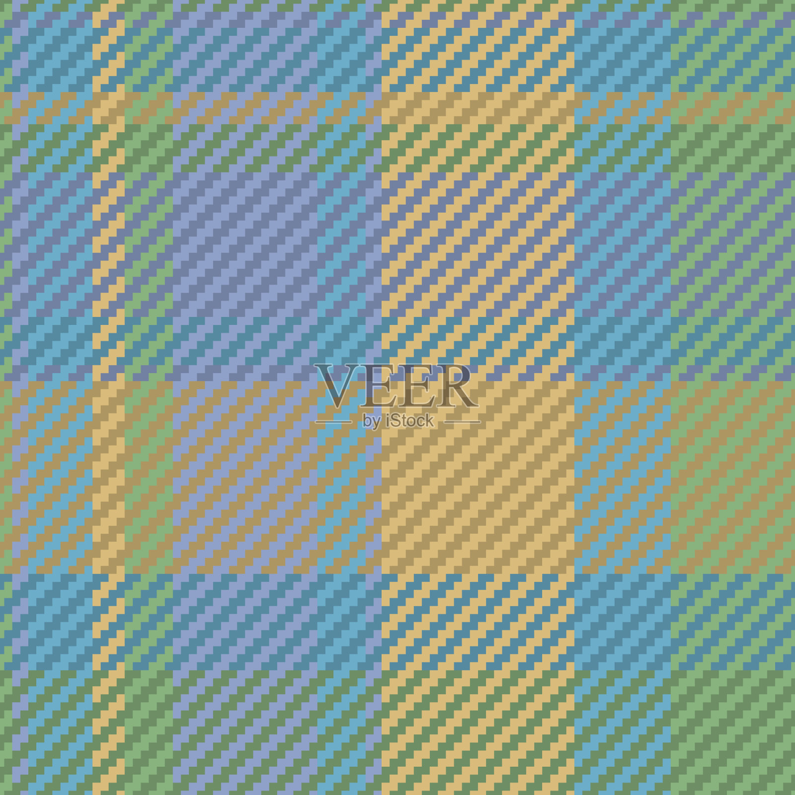 苏格兰格子花呢的无缝图案插画图片素材