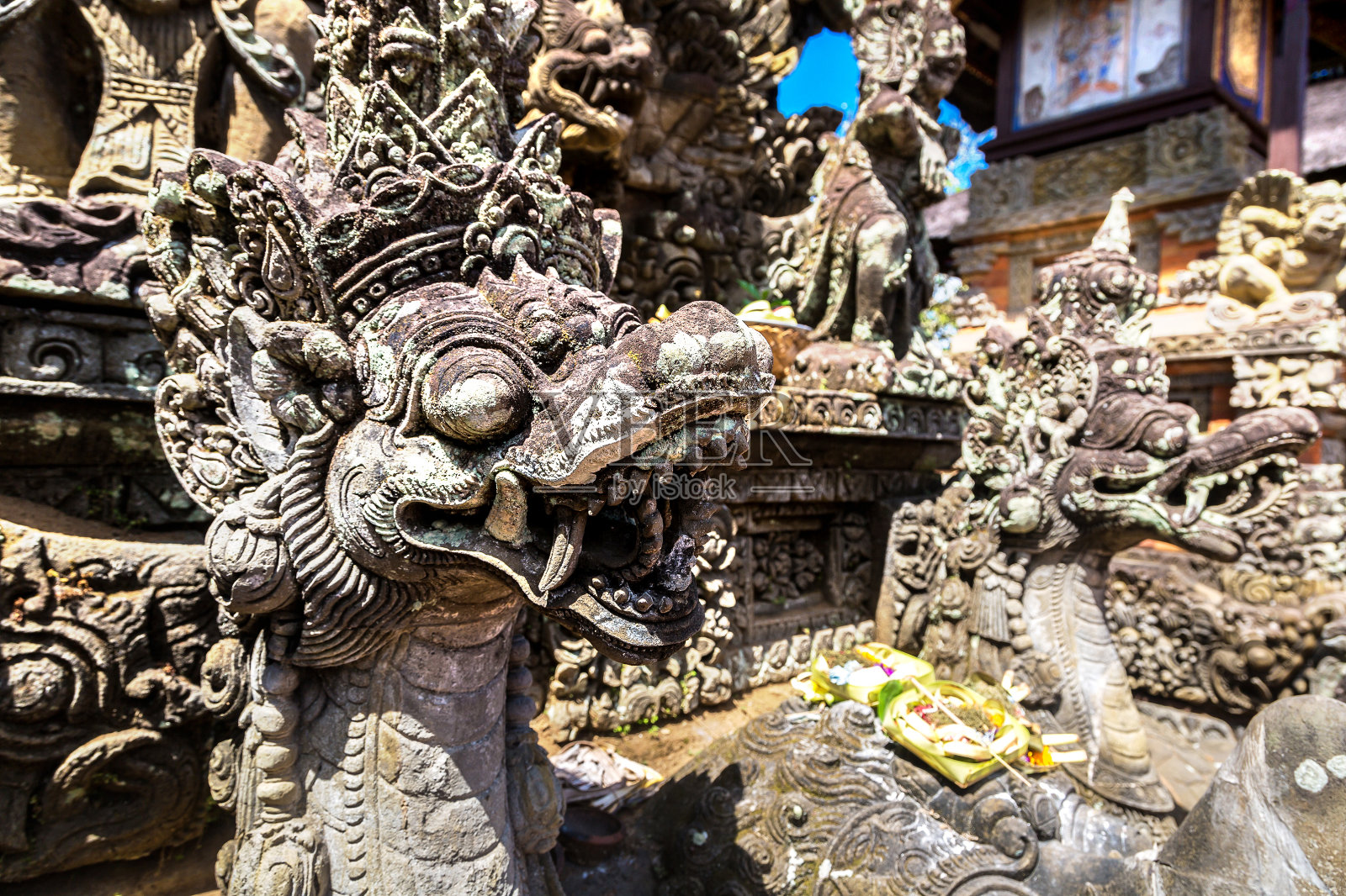 巴厘岛普拉石庙村照片摄影图片