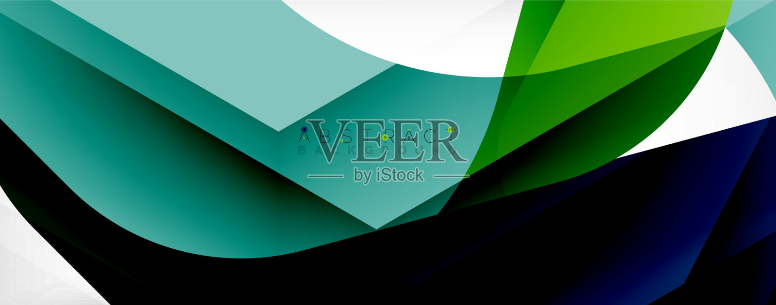 几何抽象背景-多彩的插画图片素材